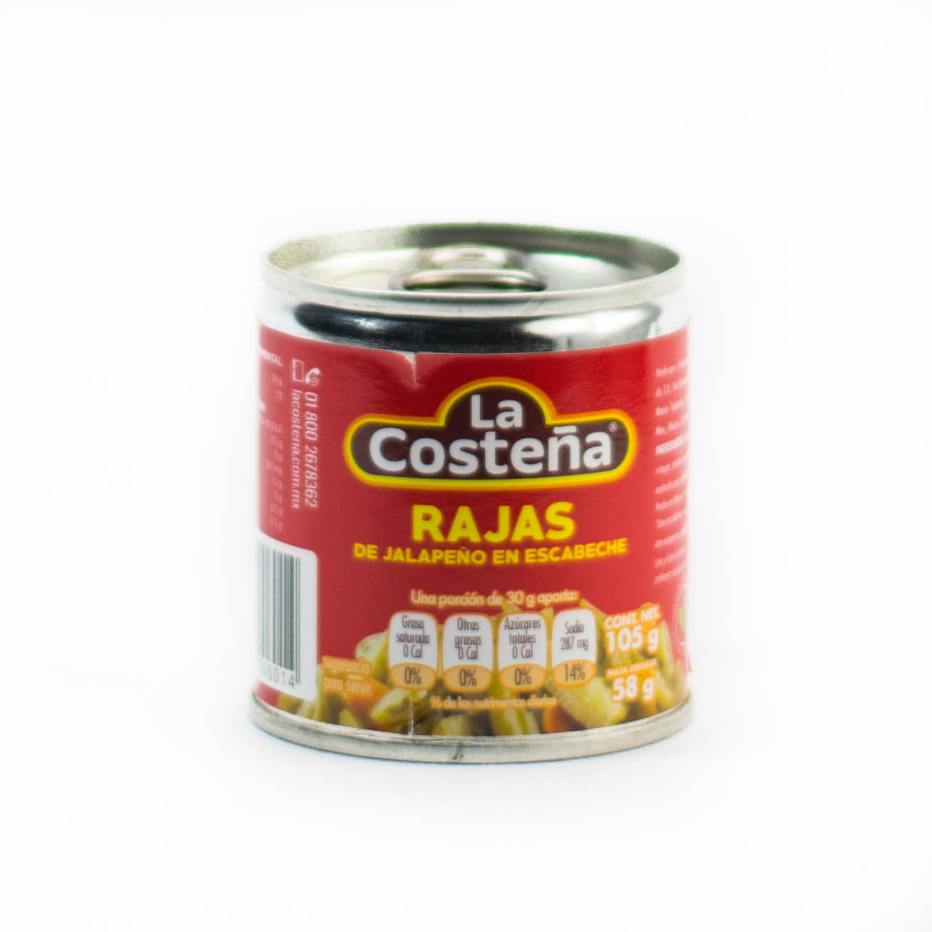Chile Costeña Rajas Verdes 105 gr. Chile Costeña Rajas Verdes 105 gr.
