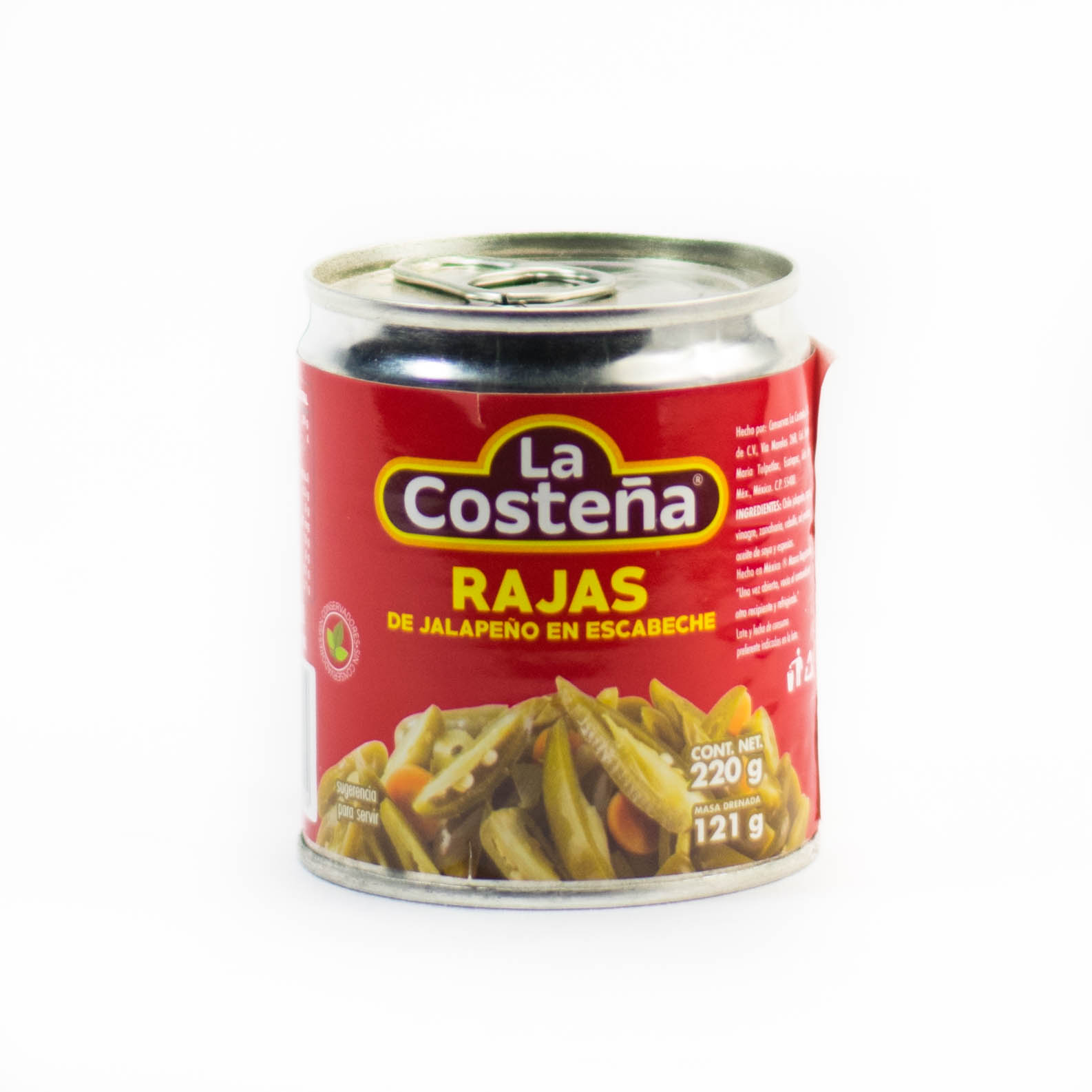 Chile Costeña Rajas Verdes 220 gr. Chile Costeña Rajas Verdes 220 gr.