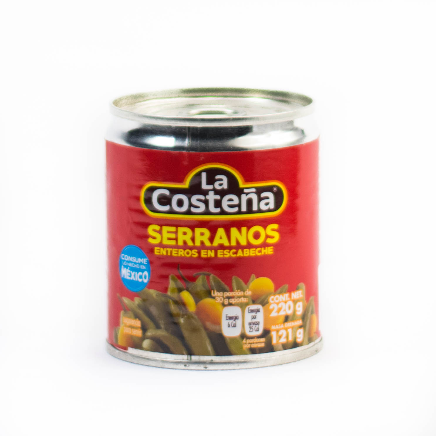 Chile Costeña Serrano 220 gr. Chile Costeña Serrano 220 gr.