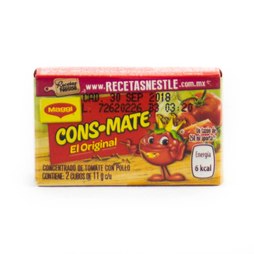 Caldo de pollo Consomate 2 cubitos. Caldo de pollo Consomate 2 cubitos.