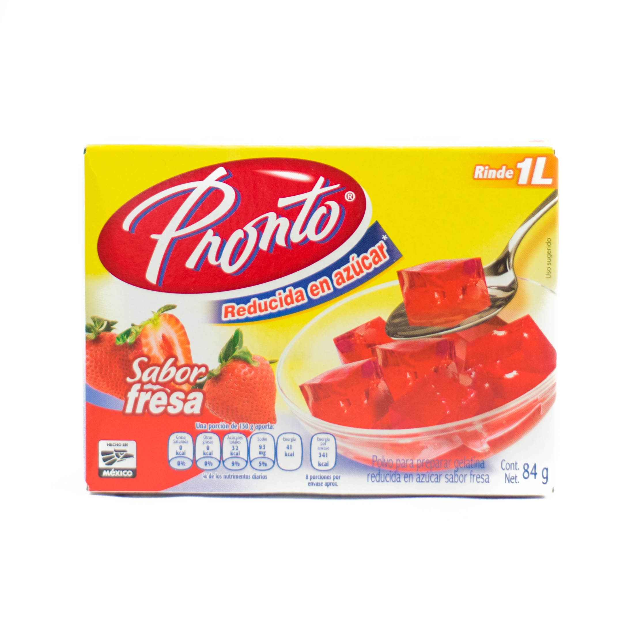 Gelatina Pronto Fresa 84 gr. Gelatina Pronto Fresa 84 gr.