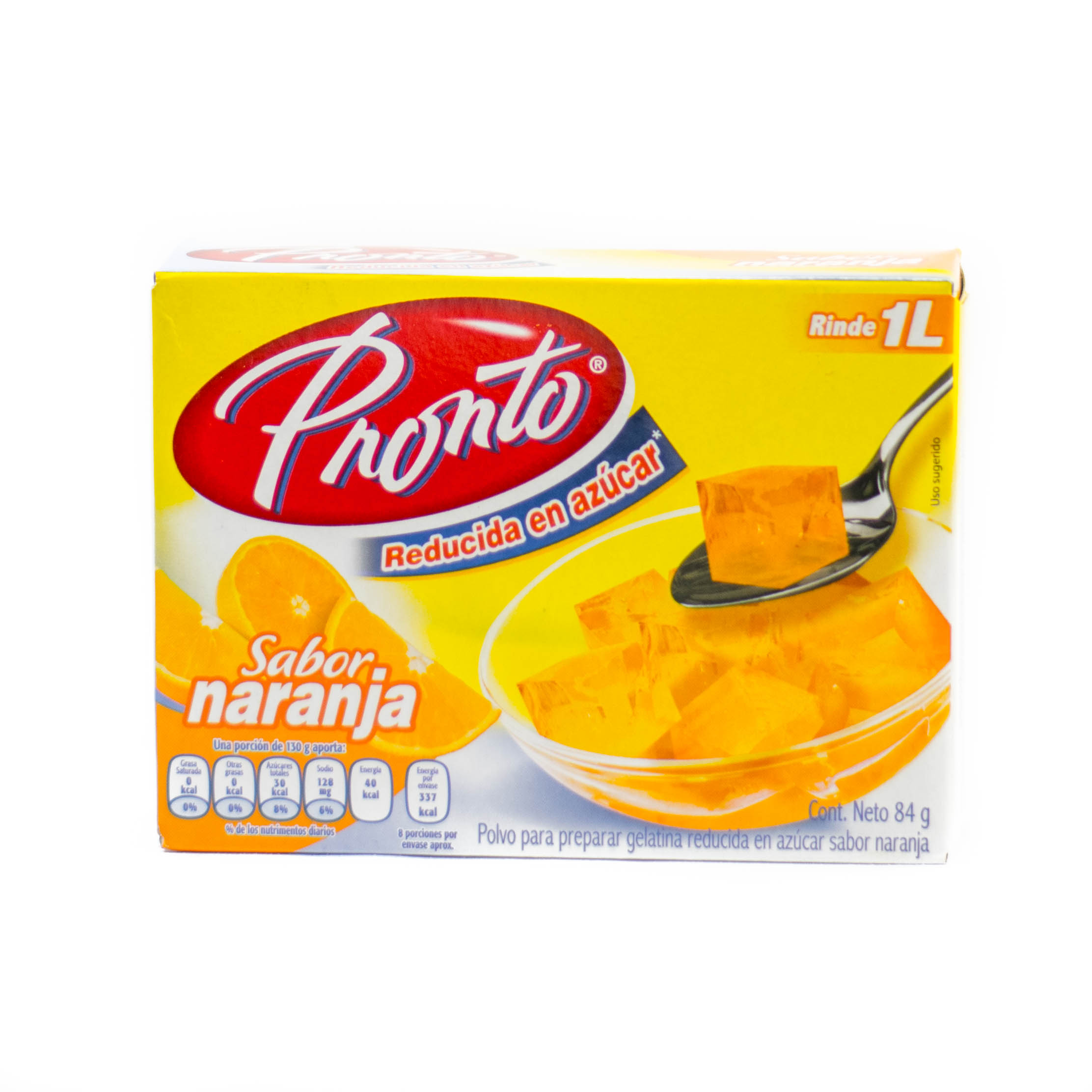 Gelatina Pronto Naranja 84 gr. Gelatina Pronto Naranja 84 gr.