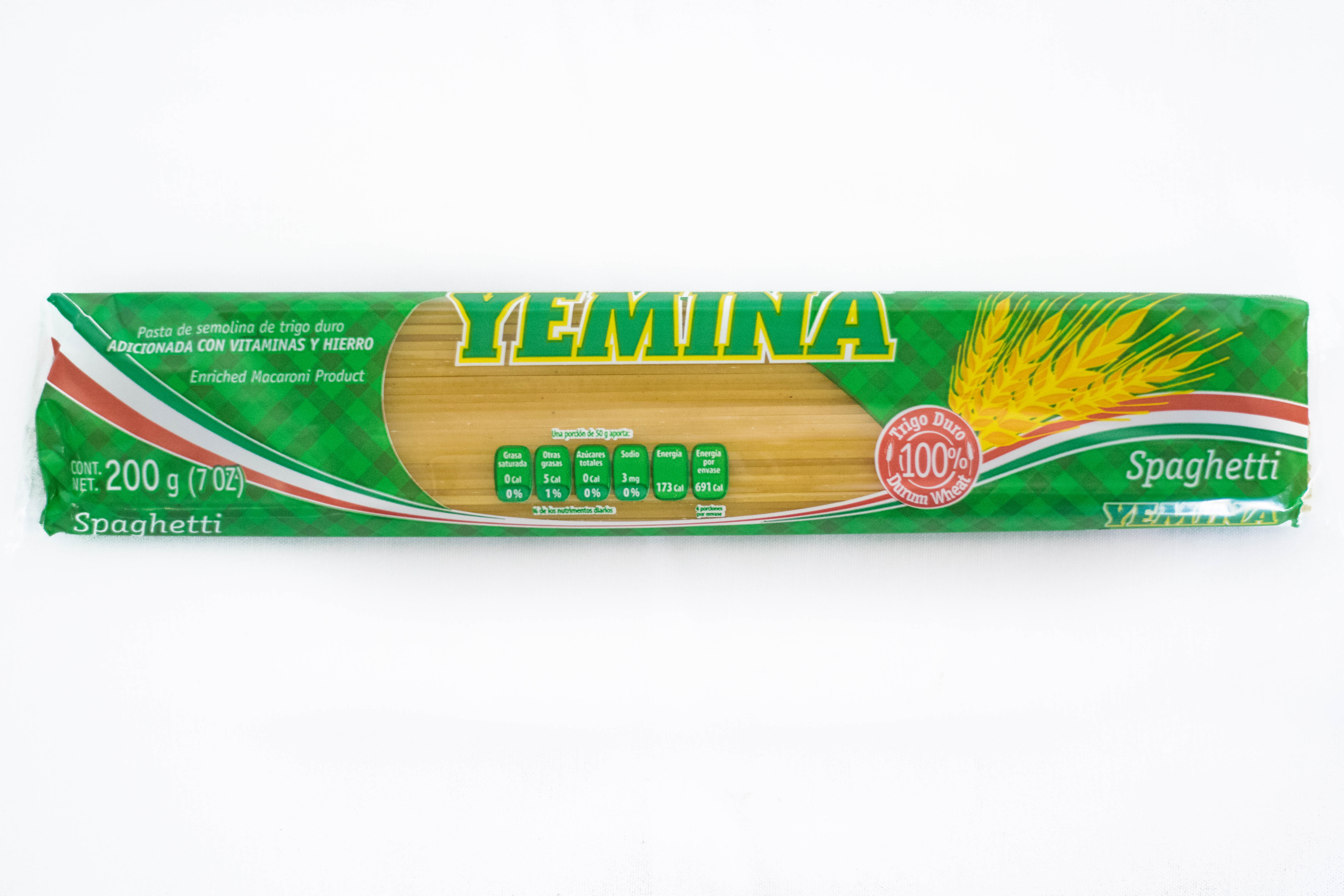 Pasta Yemina Spaguetti 200 gr. Pasta Yemina Spaguetti 200 gr.