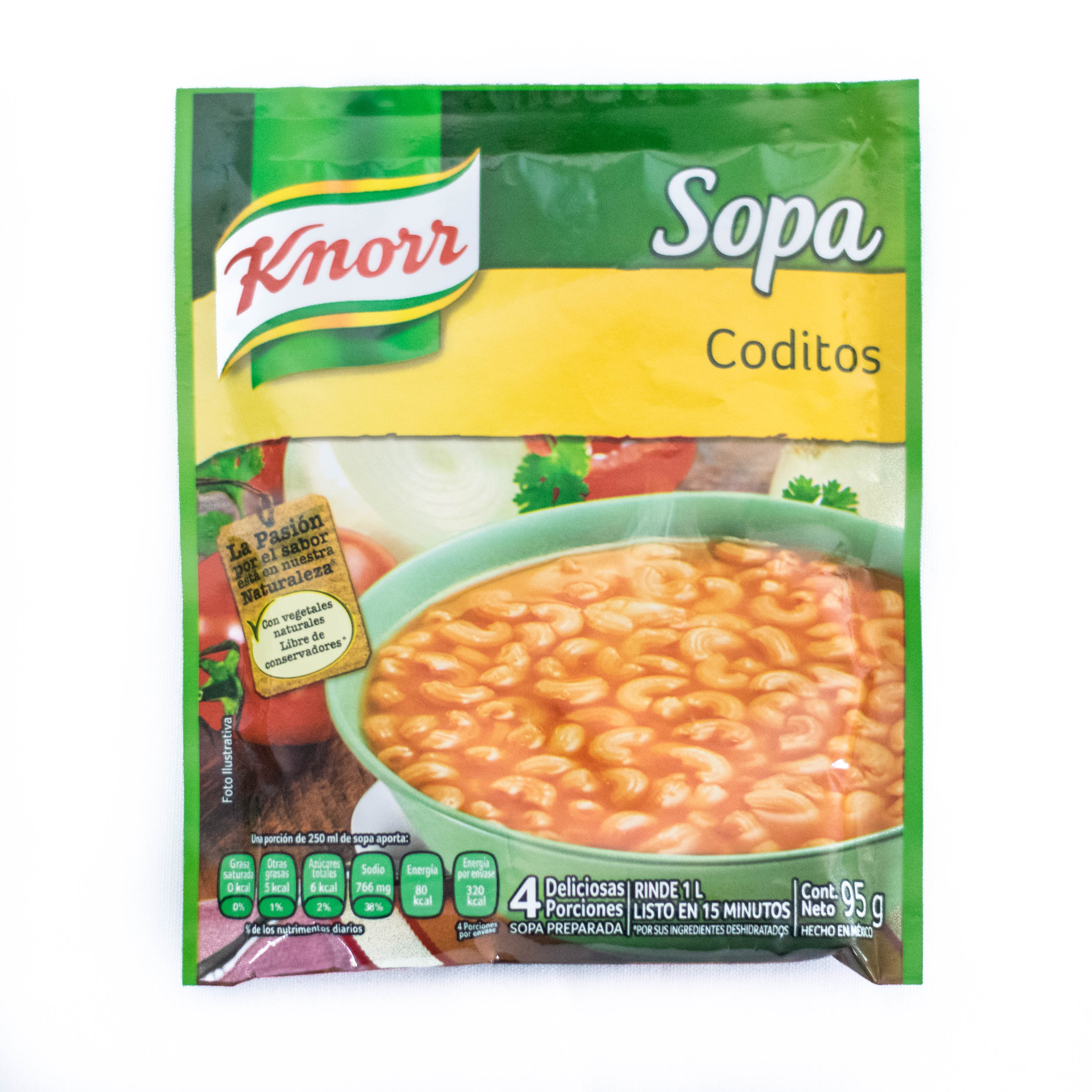 Sopa Knorr Tira Coditos 95 gr. Sopa Knorr Tira Coditos 95 gr.