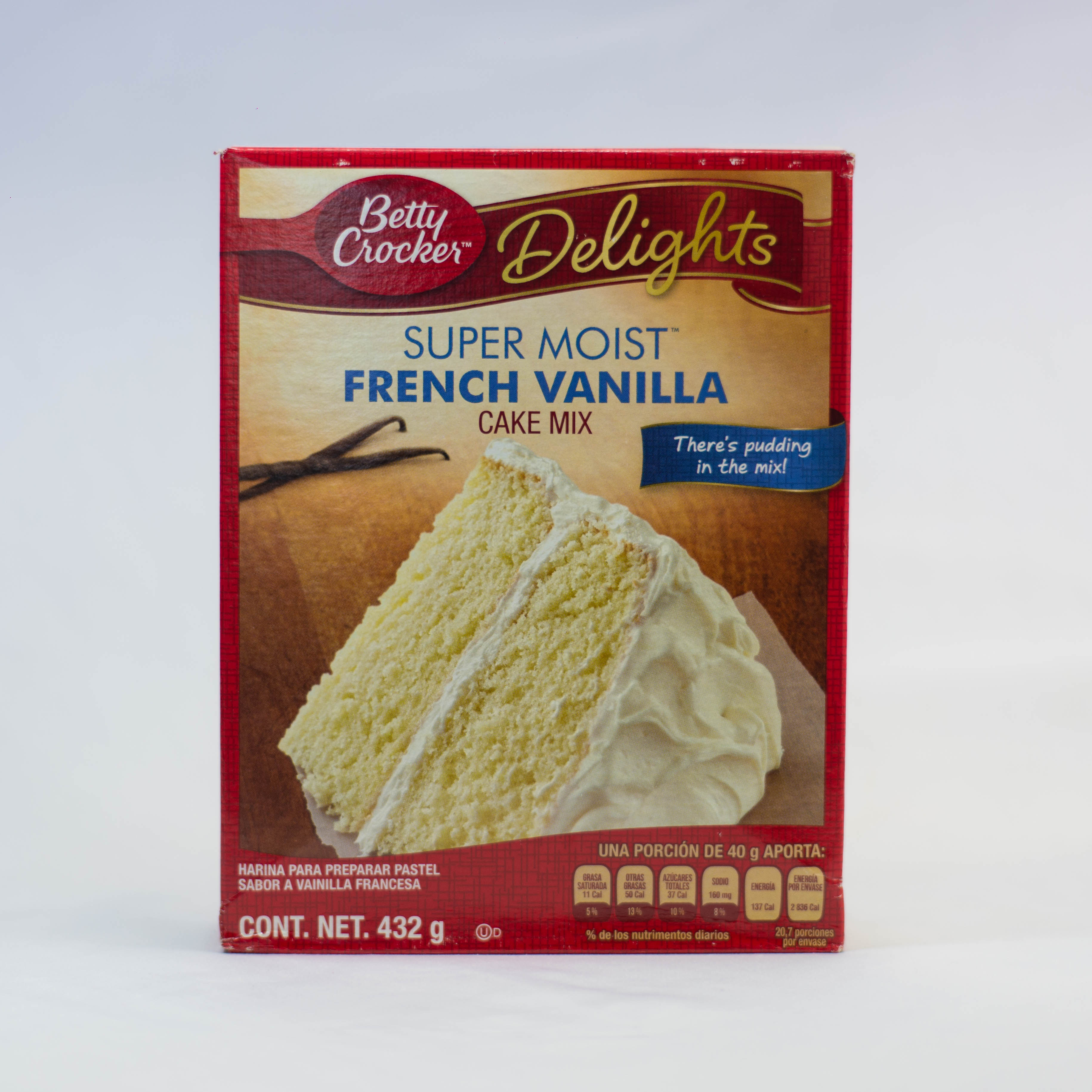 Harina para Pastel Betty Crocker Vainilla 432 gr. Harina para Pastel Betty Crocker Vainilla 432 gr.