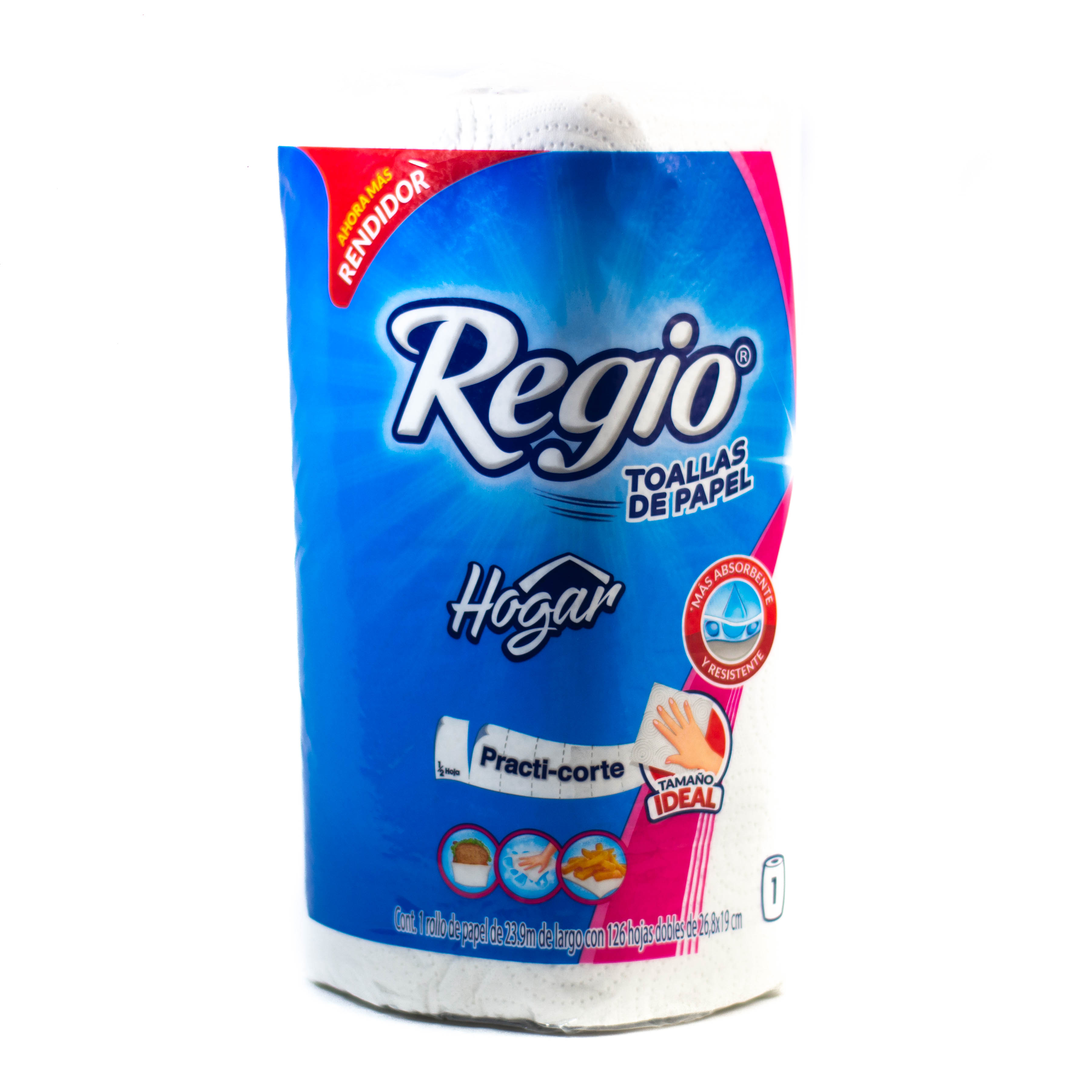 Servitoallas Regio Toallas de papel mas absorbente y Resistente 1 rollo. Servitoallas Regio Toallas de papel mas absorbente y Resistente 1 rollo.