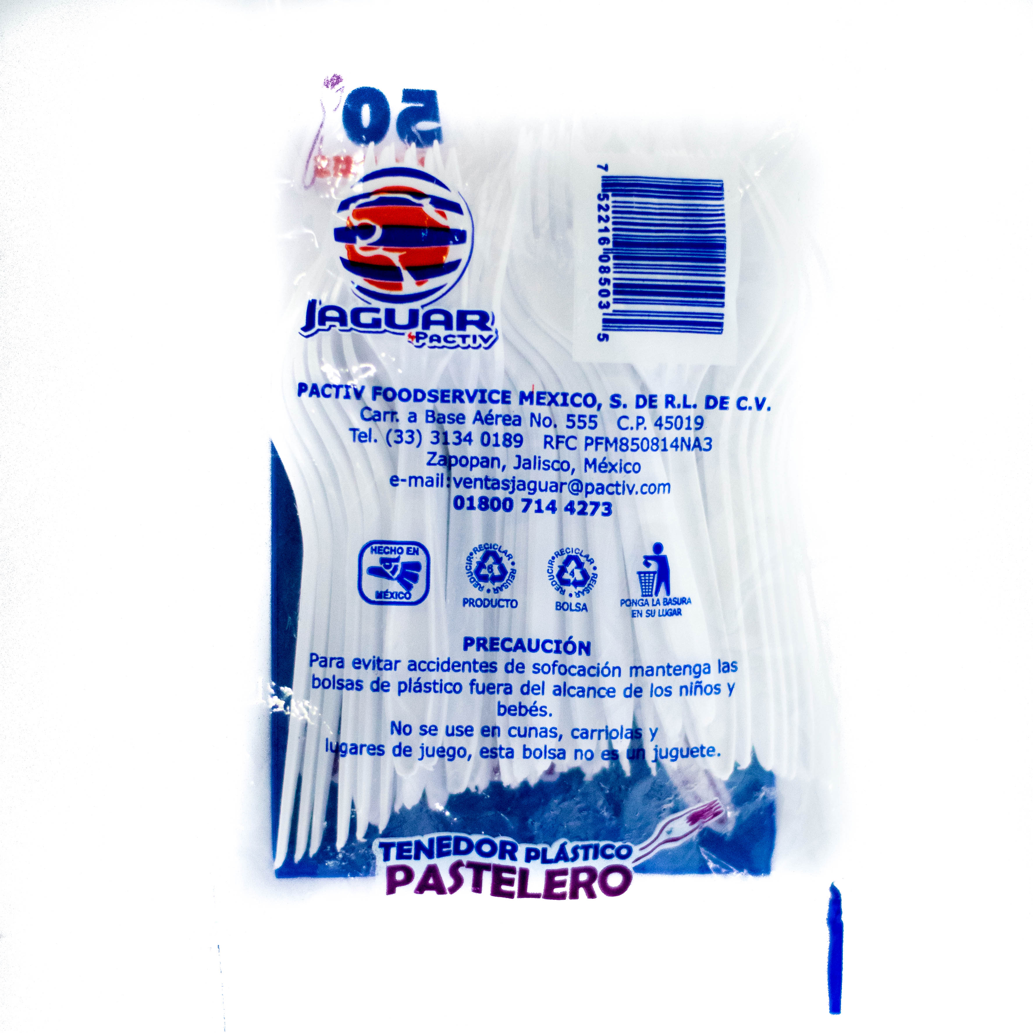 Tenedor Desechable jaguar chico 50 pz. Image2 Tenedor Desechable jaguar chico 50 pz. Image2