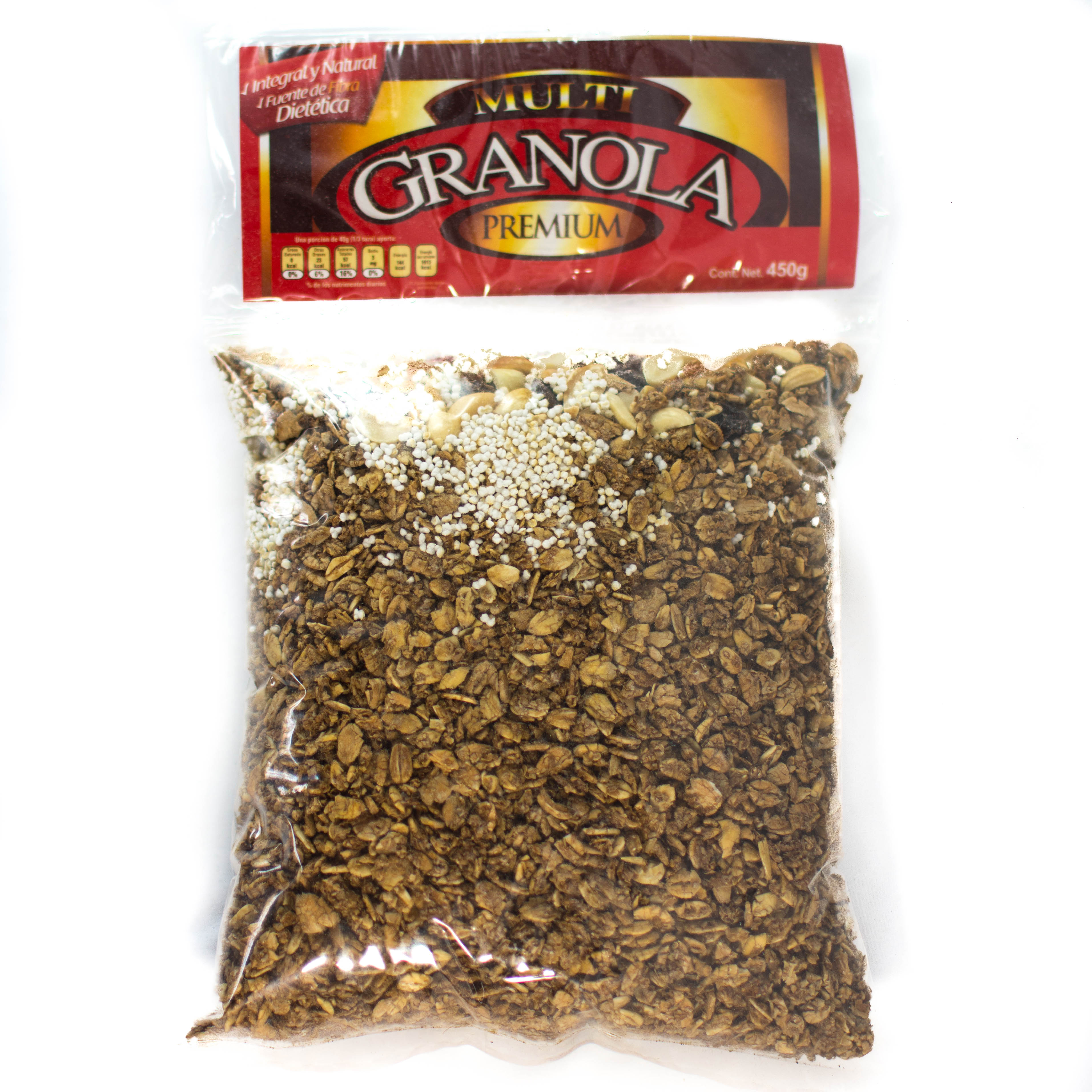 Granola Premium Mediana 450 gr. Granola Premium Mediana 450 gr.