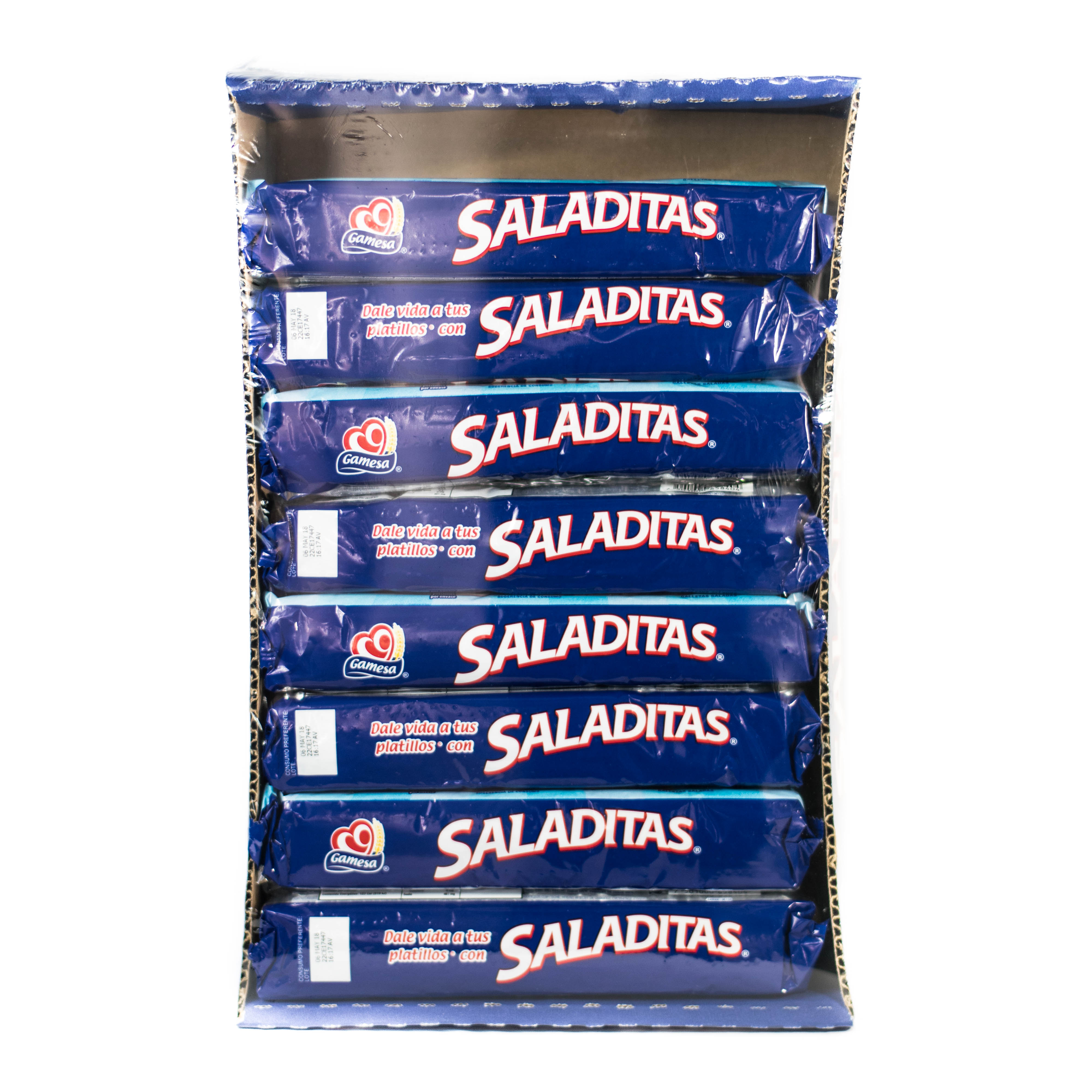 Caja de Galletas Saladas 8 paquetes 137 gr c/u. Caja de Galletas Saladas 8 paquetes 137 gr c/u.