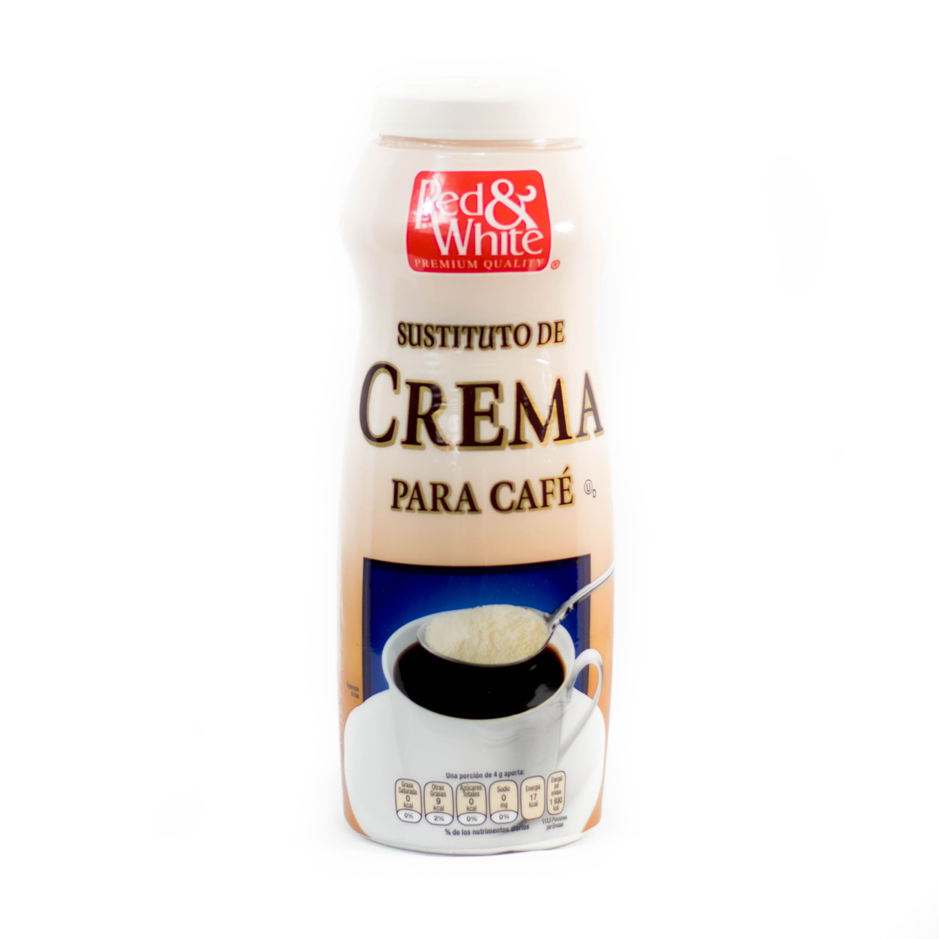 Crema para cafe Red&White Chica 454 gr. Crema para cafe Red&White Chica 454 gr.