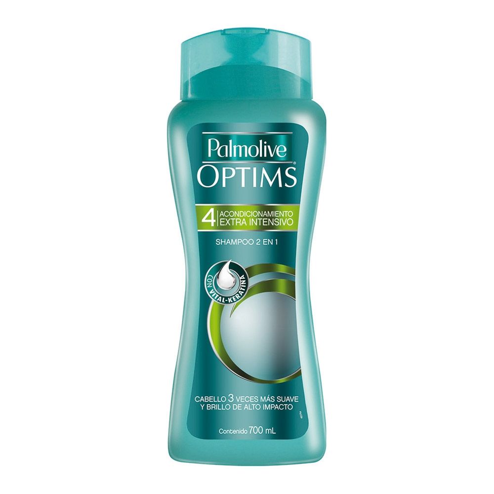 Shampoo Palmolive Optims 2 en 1 4 Acondicionamientos Extra Intensivo 1 lt. Shampoo Palmolive Optims 2 en 1 4 Acondicionamientos Extra Intensivo 1 lt.