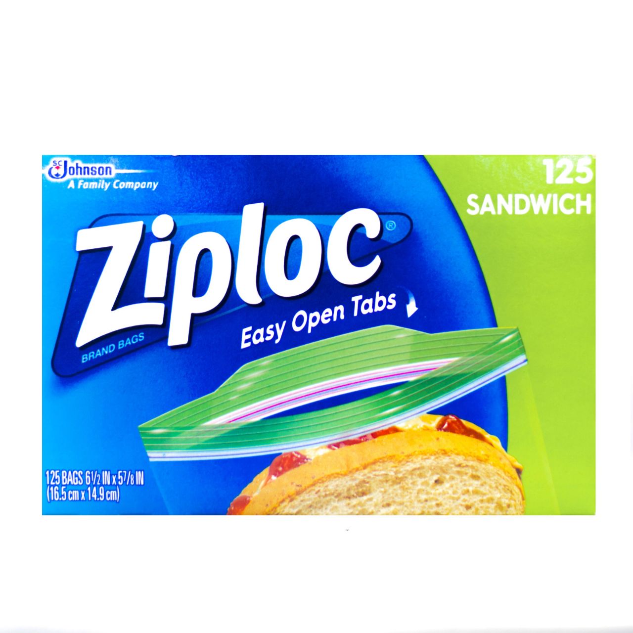 Ziploc Sandwich 125 bolsas. Ziploc Sandwich 125 bolsas.
