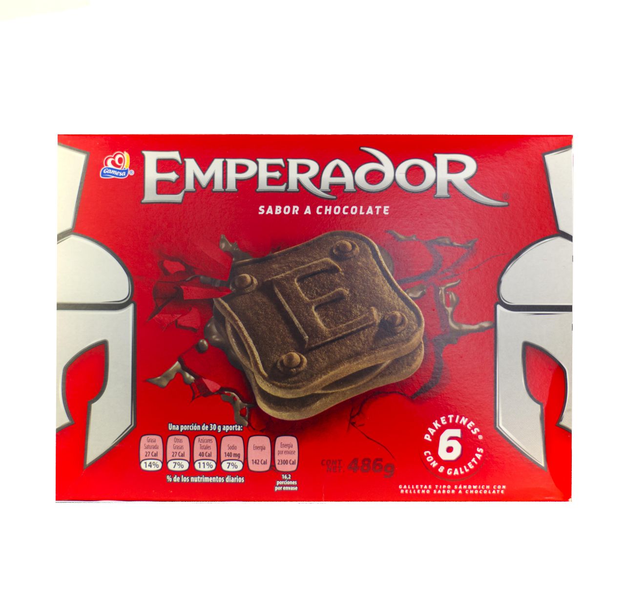 Galletas Emperador Caja Sabor Chocolate 486 gr. Galletas Emperador Caja Sabor Chocolate 486 gr.