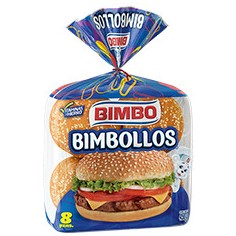 Pan Para Hamburguesa Bimbollos Bimbo 8 Pz. Pan Para Hamburguesa Bimbollos Bimbo 8 Pz.