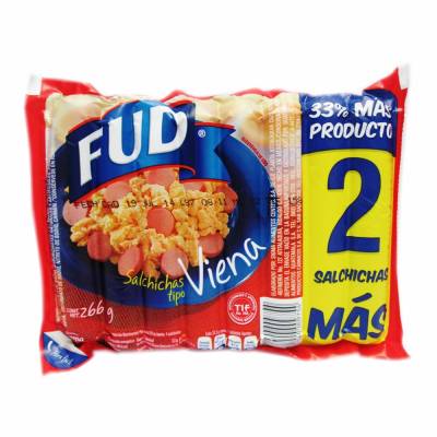 Salchichas de Pavo FUD 266 g. Salchichas de Pavo FUD 266 g.
