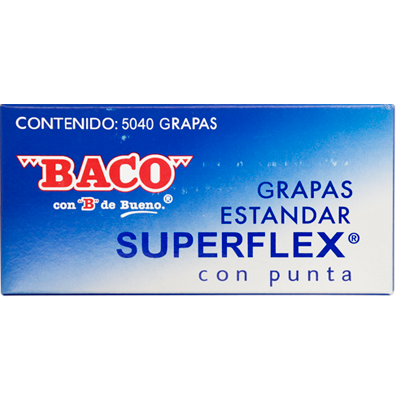 Grapas Estandar Superflex Baco Grapas Estandar Superflex Baco