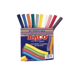 Plastilina Baco 10 Barras De Colores. Plastilina Baco 10 Barras De Colores.
