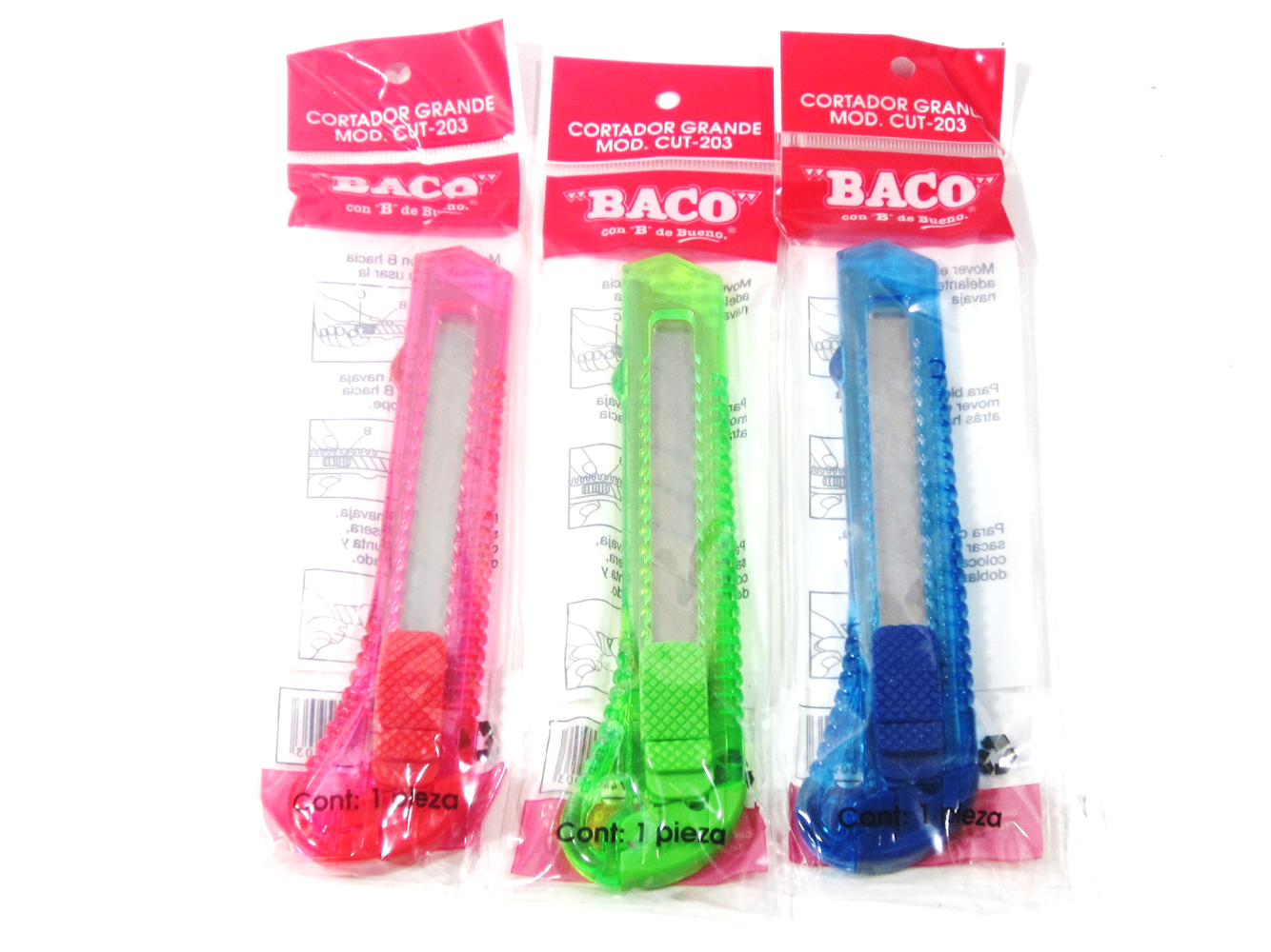Navaja Cutter Grande Cut-203 Baco. Navaja Cutter Grande Cut-203 Baco.