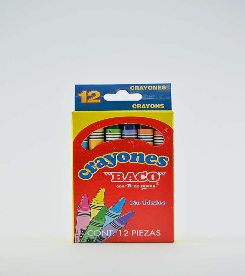 Crayones Baco 12 Pzs Crayones Baco 12 Pzs