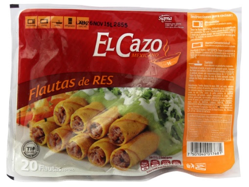 Flautas De Res El Cazo 324g Flautas De Res El Cazo 324g