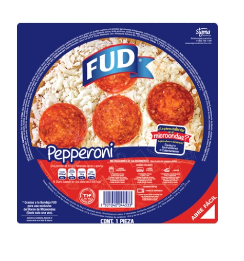 Pizza Instantanea Pepperoni Fud 1 Pz. Pizza Instantanea Pepperoni Fud 1 Pz.