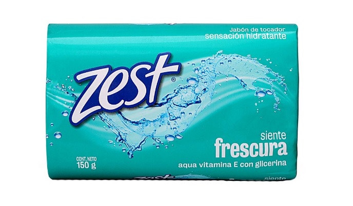Jabon de Tocador Zest Azul 150g Jabon de Tocador Zest Azul 150g