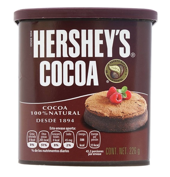 Hersheys Cocoa 100% Natural 226g. Hersheys Cocoa 100% Natural 226g.