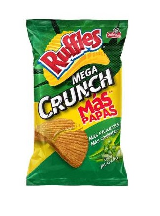 Ruffles Mega Crunch Jalapeño 50g Ruffles Mega Crunch Jalapeño 50g
