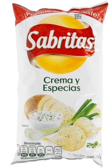 Sabritas Crema Y Especias 42g Sabritas Crema Y Especias 42g
