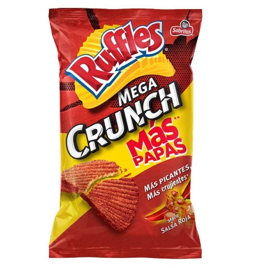 Ruffles Mega Crunch Salsa Roja 50g Ruffles Mega Crunch Salsa Roja 50g
