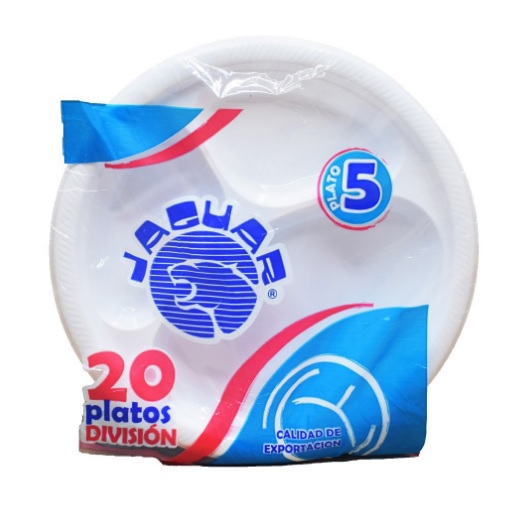 Platos Con Division Jaguar #5 20 Pz. Platos Con Division Jaguar #5 20 Pz.