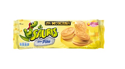 Galletas Sauris La Moderna Piña 12 Paquetines Galletas Sauris La Moderna Piña 12 Paquetines