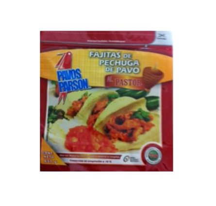 Fajitas De Pechuga De Pavo al Pastor Parson 650g Fajitas De Pechuga De Pavo al Pastor Parson 650g