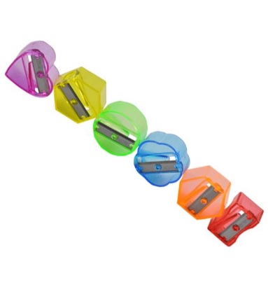 Sacapuntas Plastico Traslucido 1pz Sacapuntas Plastico Traslucido 1pz