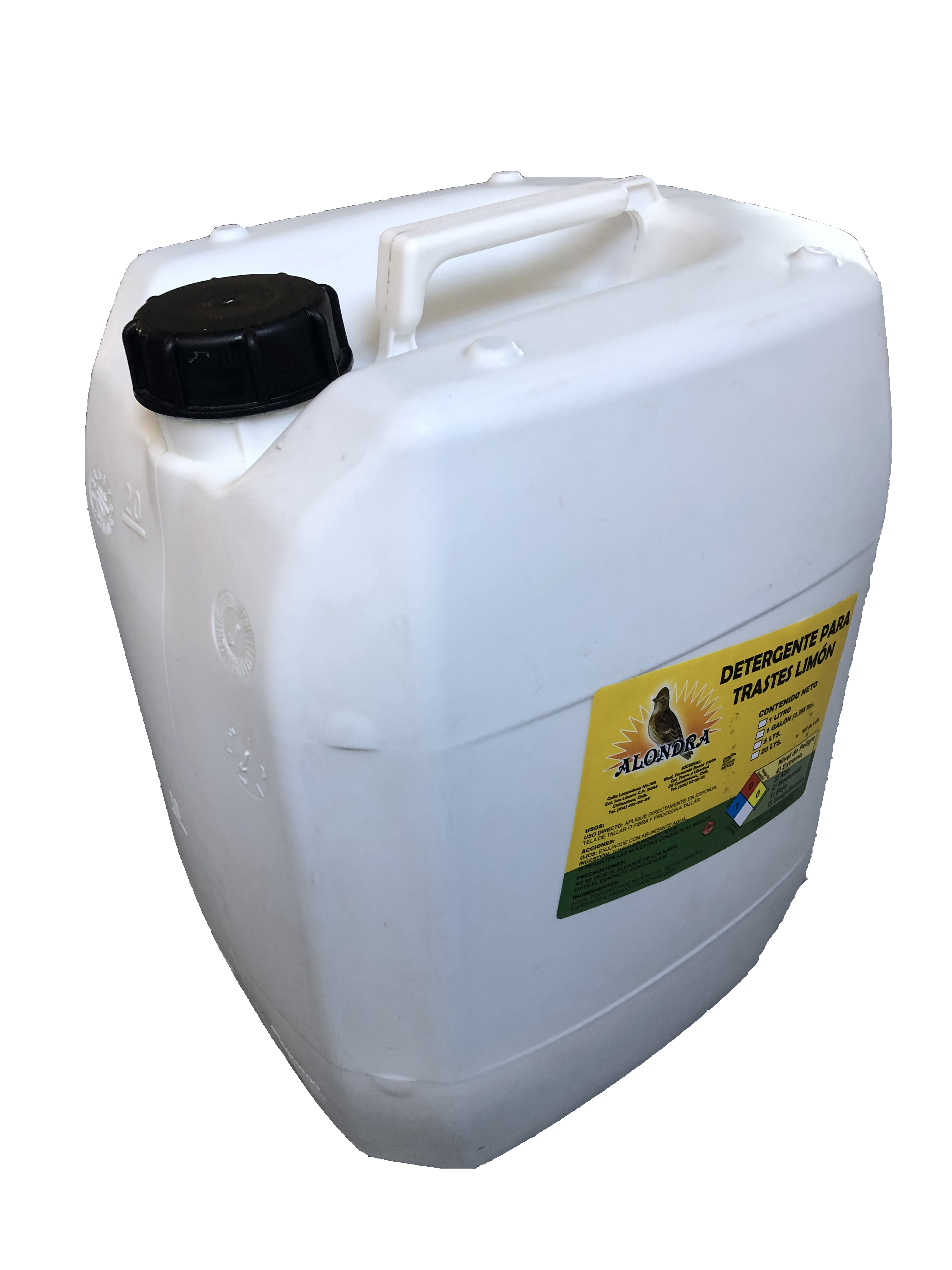 Detergente Liquido Para Trastes Limon ALA 20 Lts Detergente Liquido Para Trastes Limon ALA 20 Lts