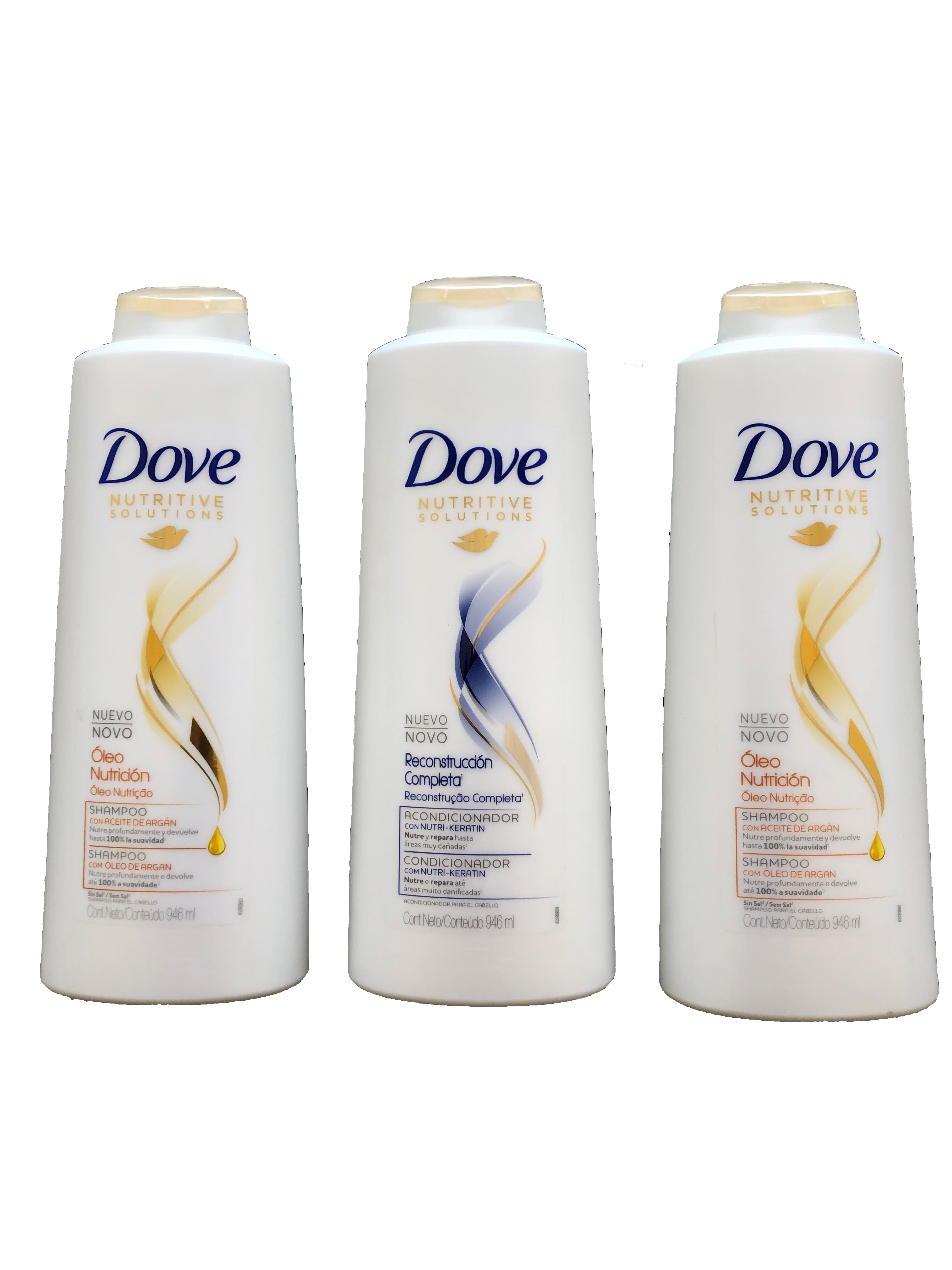 Shampoo y Acondicionador Dove 1 lt (Gratis 1 Shampoo 1 lt) Shampoo y Acondicionador Dove 1 lt (Gratis 1 Shampoo 1 lt)