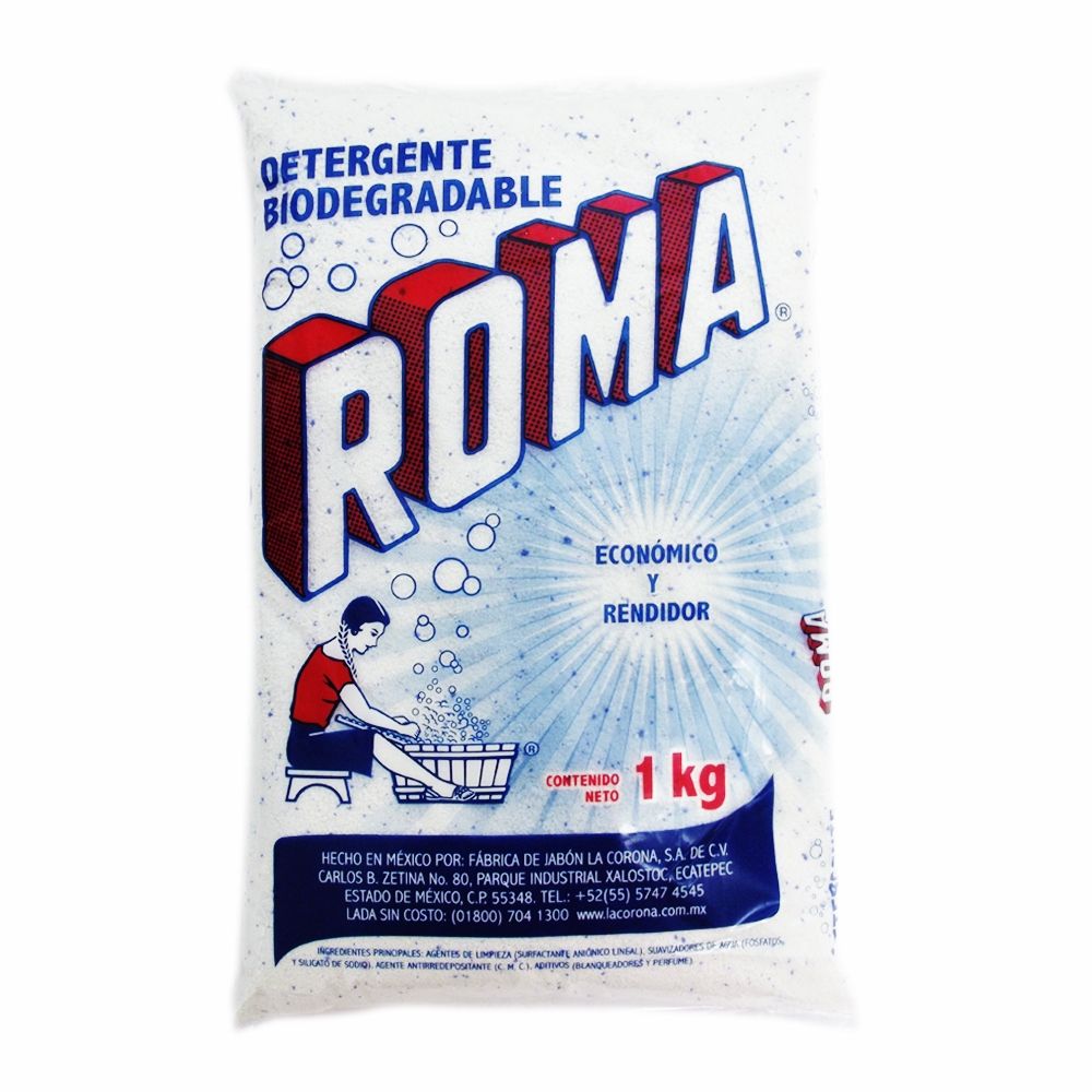 Detergente En Polvo Roma 1kg Detergente En Polvo Roma 1kg