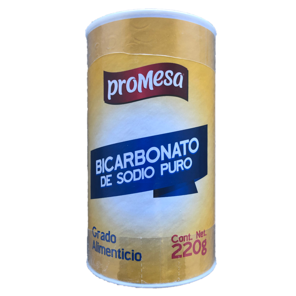 Bicarbonato de sodio Promesa grado alimenticio bote 220g